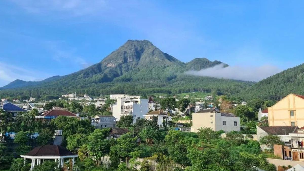 Suasana hotel resort Batu Malang dari ketinggian